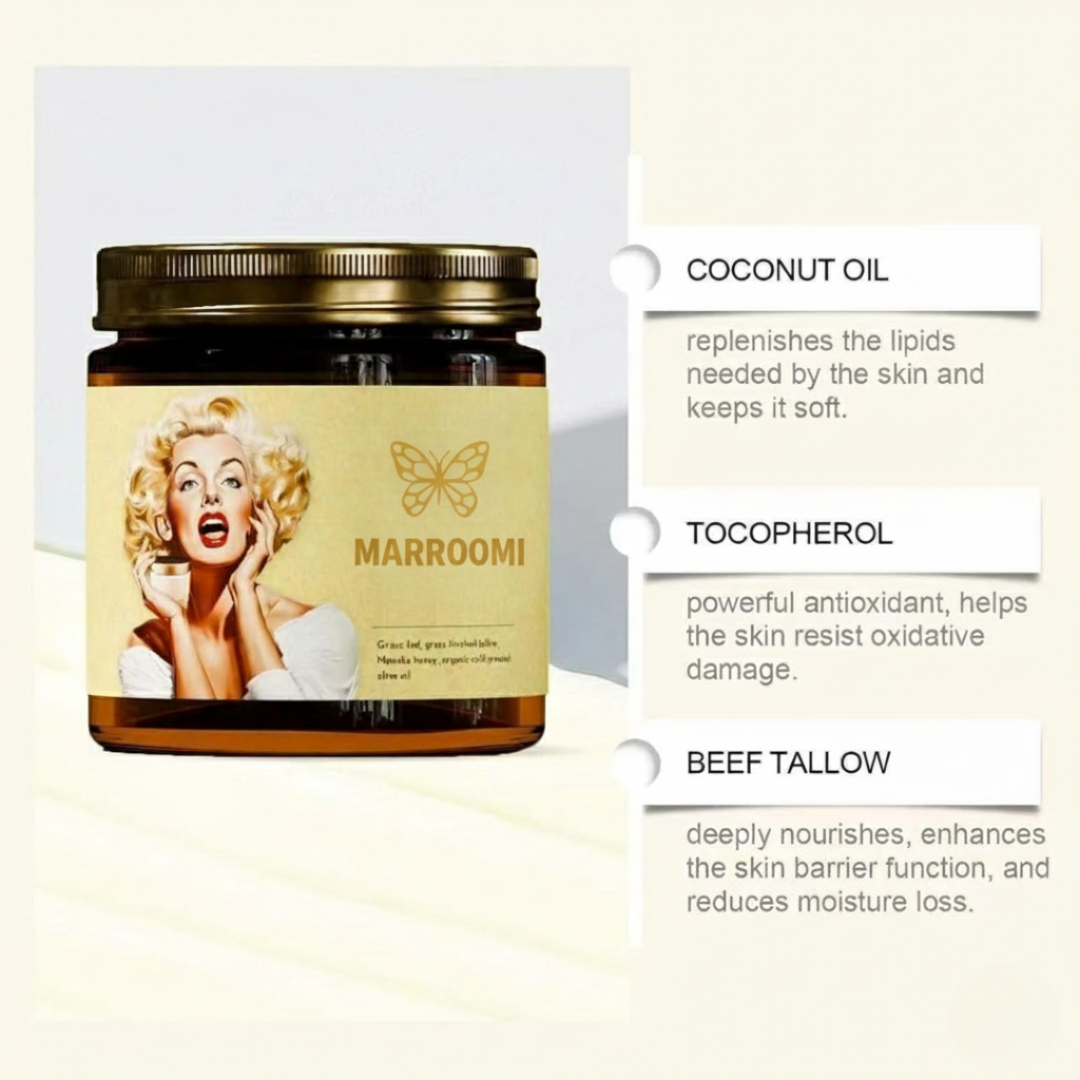 MARROOMI Whipped Beef Tallow - Manuka Honey Moisturizer