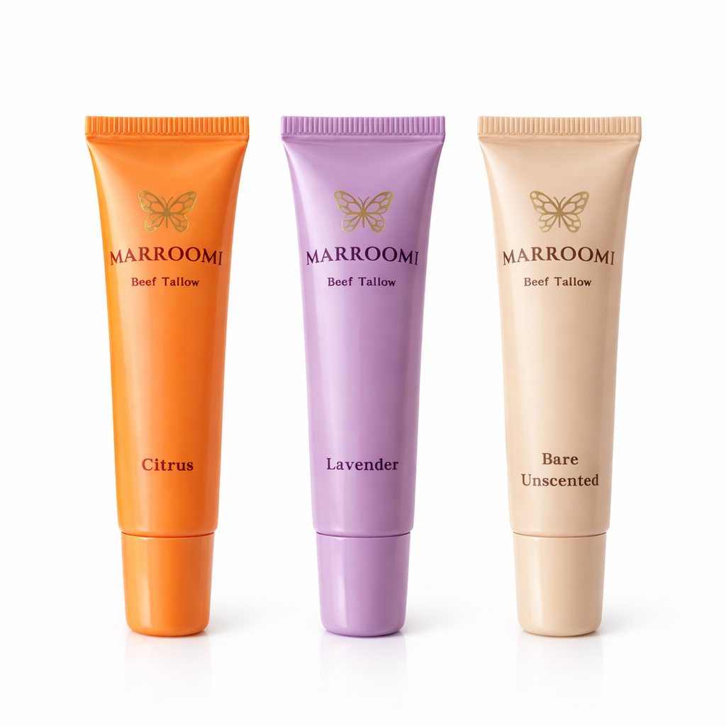Marroomi Essential Lip Trio  Beef Tallow Lip Balm